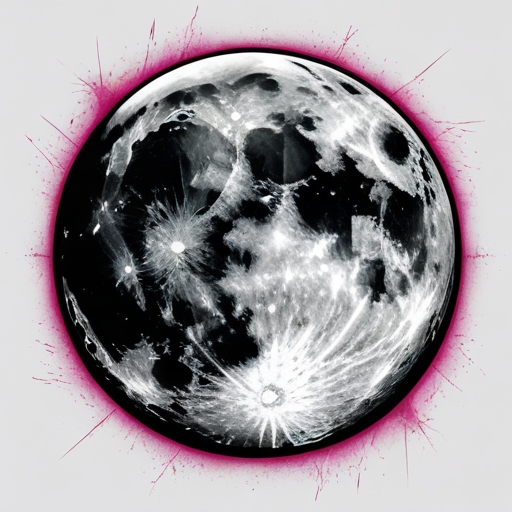 Crimson Radiance of the Moon