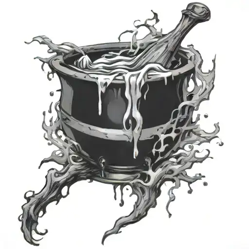 Overflowing Witch Cauldron