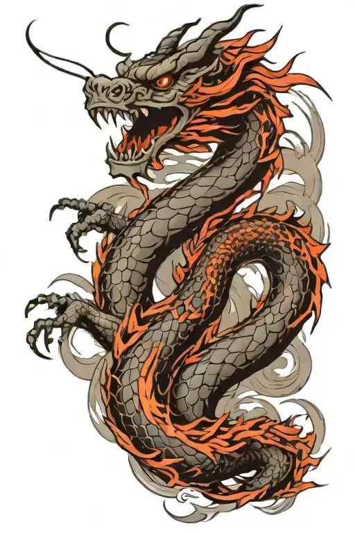 Linear Japanese Dragon