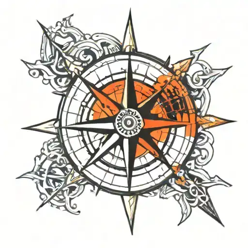 Navy Jack Nautical Compass