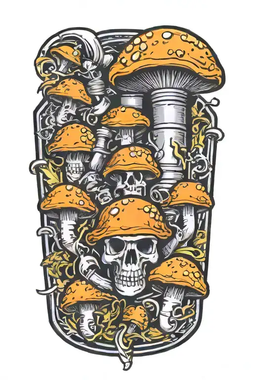 Mushroom Pirate Grenade Mixed Together