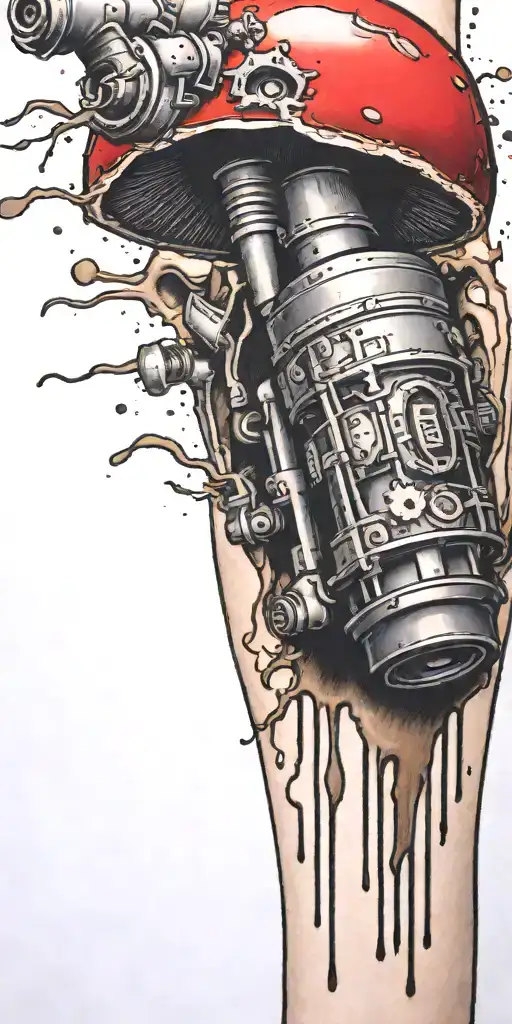 Inconspicuous Ticking Time Bomb Mushroom Grenade