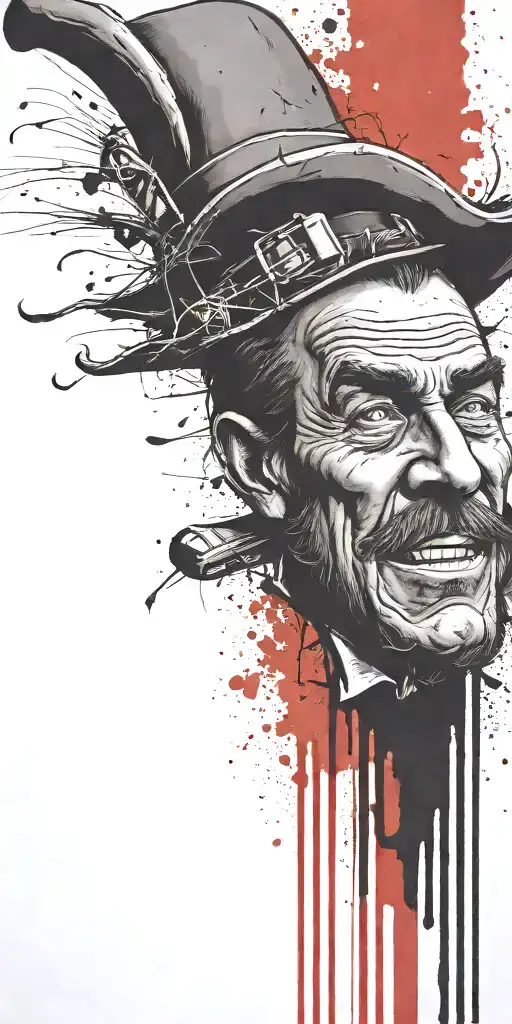 Long Branch Saloon From The Tv Show Gunsmoke On Mushrooms