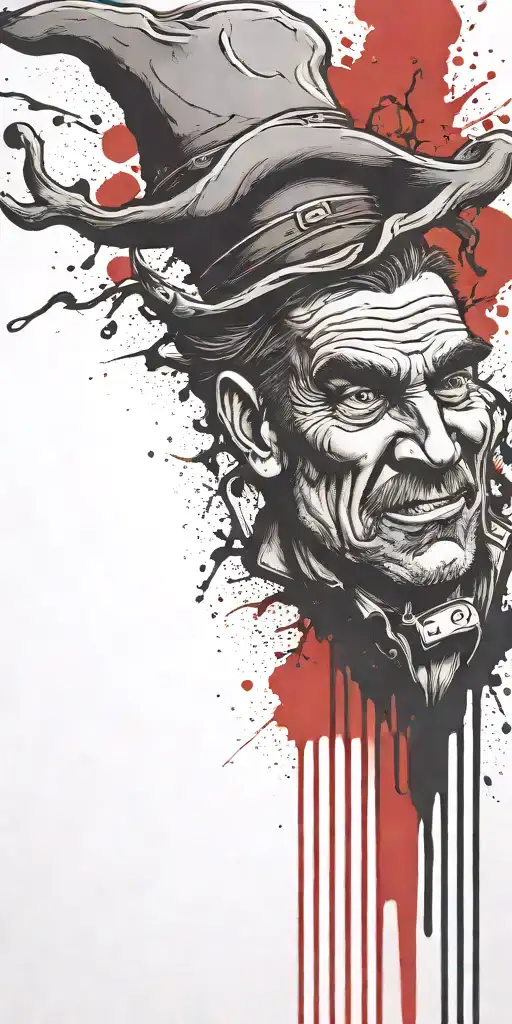 Bullhead Saloon From The Tv Show Gunsmoke On Mushrooms