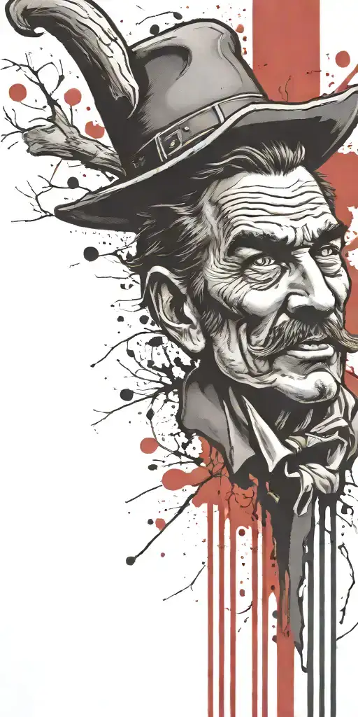 Long Branch Saloon From The Tv Show Gunsmoke On Mushrooms