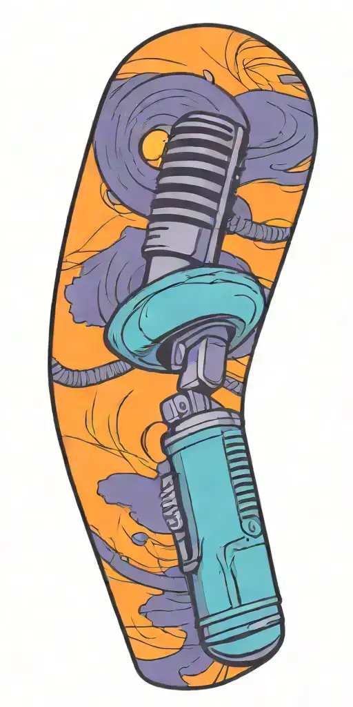 Two Turn Tables And A Microphone