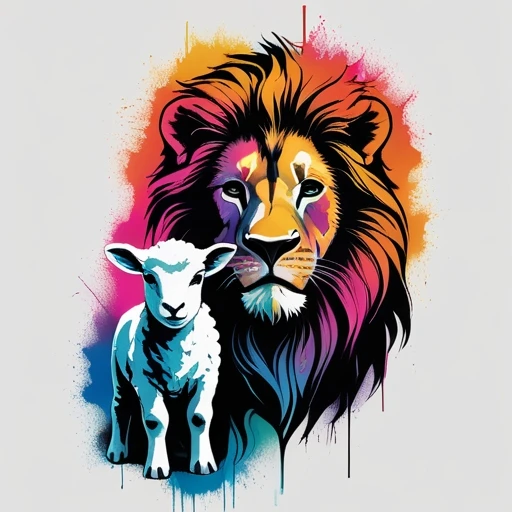 Lion and lamb
