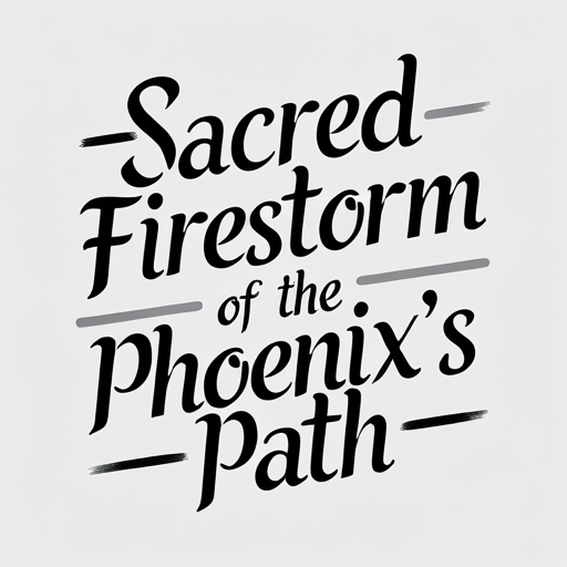 Sacred Firestorm of the Phoenix’s Path