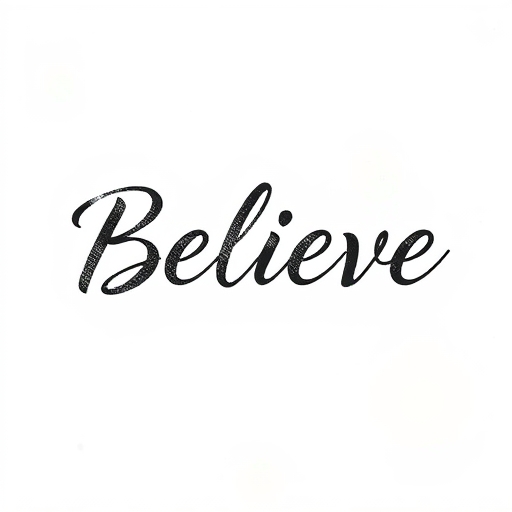 Believe Tattoo idea