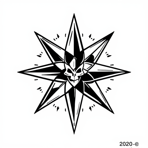 Moonlit Shards of Fate Tattoo idea