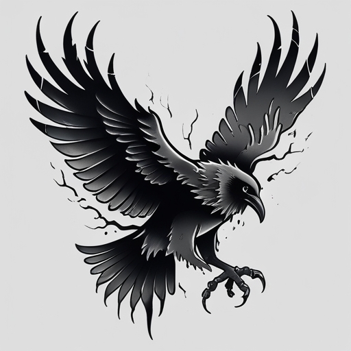 Raven’s Wing Tattoo idea