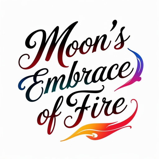 Moon’s Embrace of Fire Tattoo idea