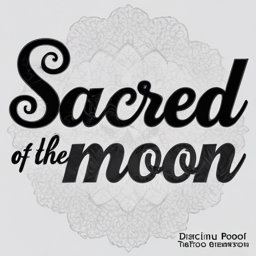 Sacred Blood of the Moon Tattoo idea
