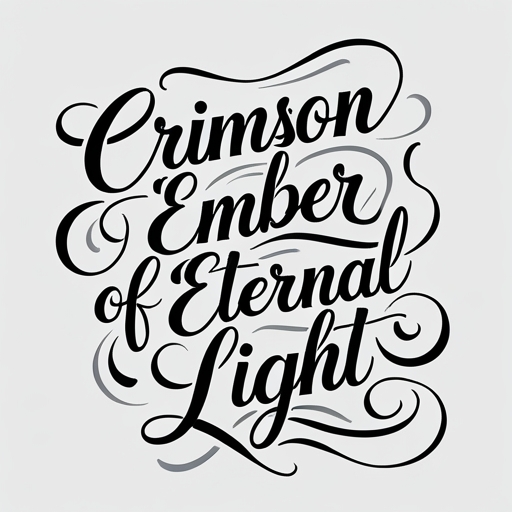 Crimson Ember of Eternal Light Tattoo idea