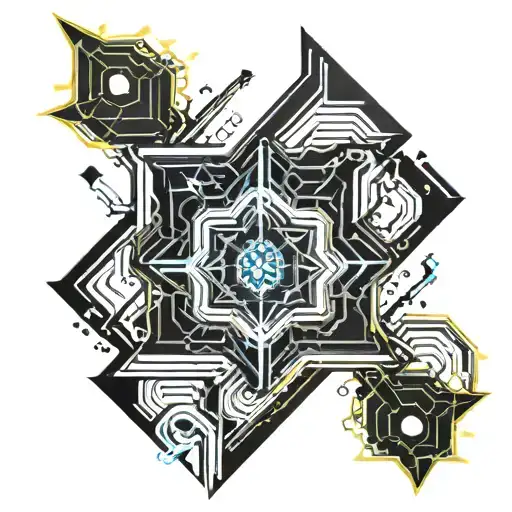 Ornate Gothic Symmetrical Sternum