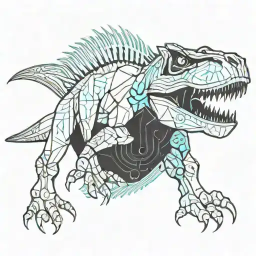Cyberpunk T-rex