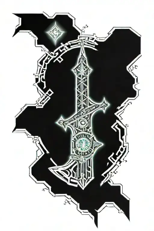 Sword Inside A Magic Circle