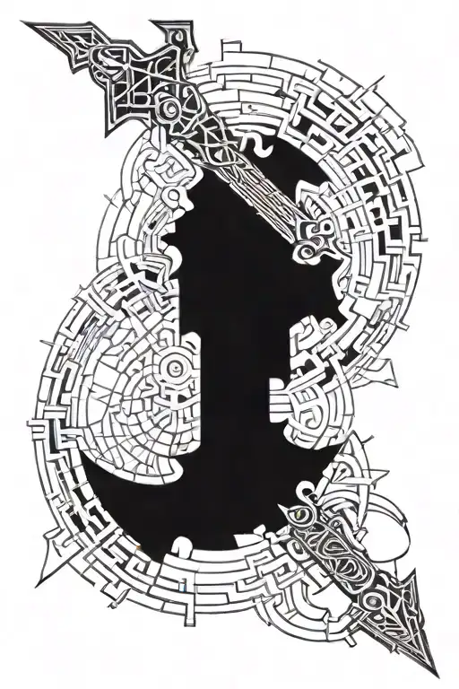 Sword Inside A Magic Circle