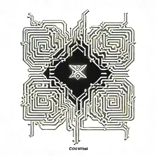 Maze Tattoo Sleeve Scary