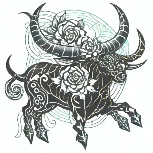 Taurus Bull Chargin Flower