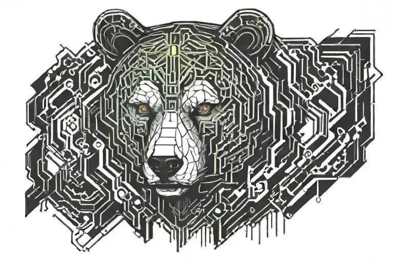 Girl Bear Head
