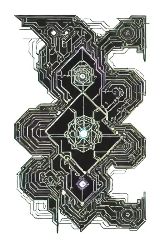 Thin Line Work Whispy Dark Magic