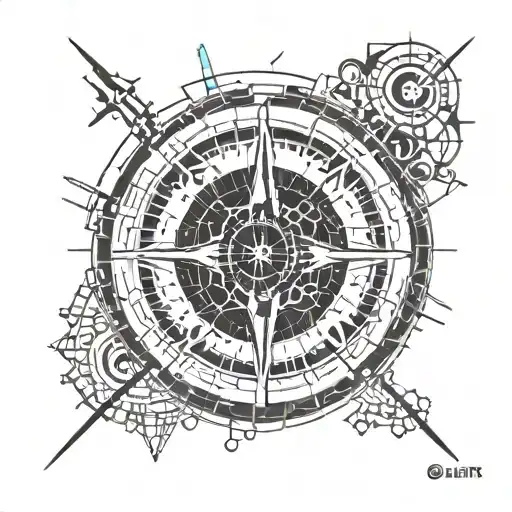 Compass And Name Delfi