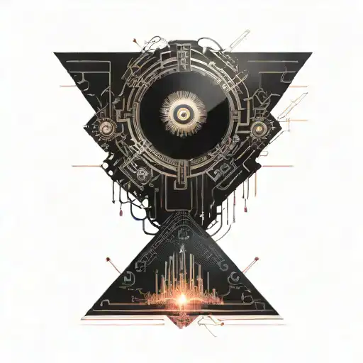 Black Hole Event Horizon With Circuitry