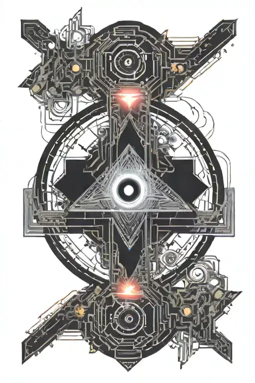 Black Hole Event Horizon With Circuitry