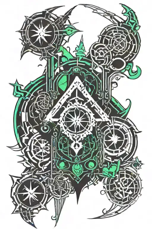 Kingdom Hearts Unversed Logo Gothic