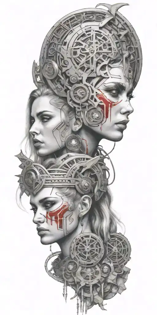 Multiple Viking Women Bloody Cemetary