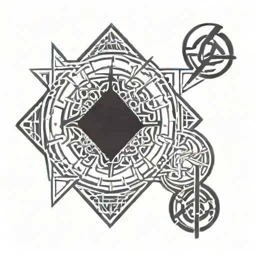 A Dark And Edgy Sigil Design Incorporating Satanic Elements