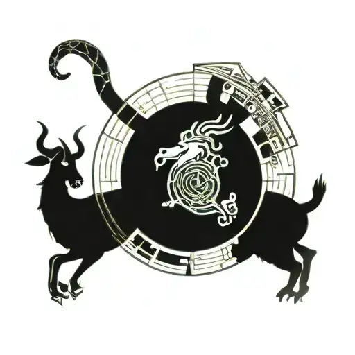 Capricorn & Earth Globe