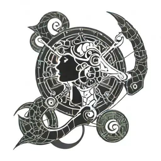 Dominant Female Triskelion Surrounded