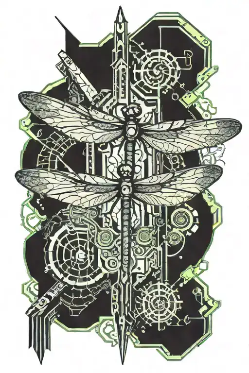 Dragonfly With A Sword Tail