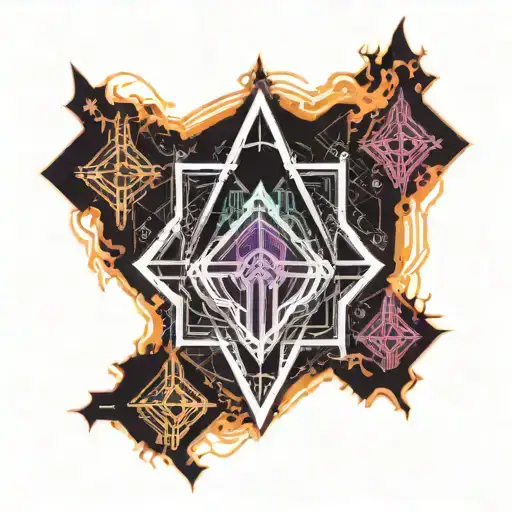 Gothic Chapel On Fire