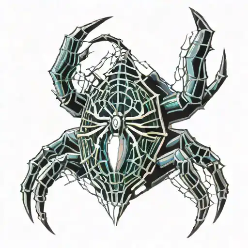 Spider With Berserk Sign On Back