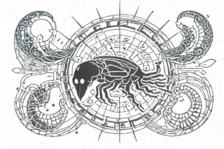 Scorpio Zodiac Sign With The Sun And Moon Phases