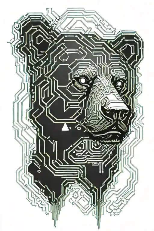 Bear Totem Electronic Circuit Board Design
