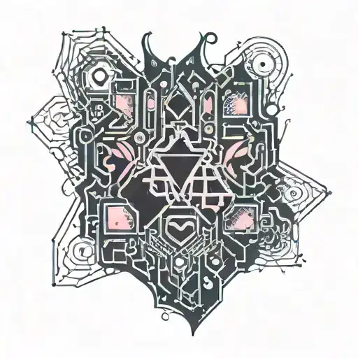 Cat Paw With Hearts And Stars