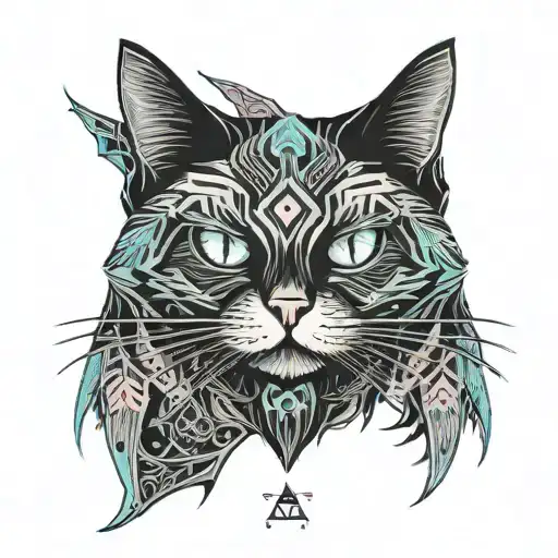 Smoky Himalayan Cat With Bat Wings