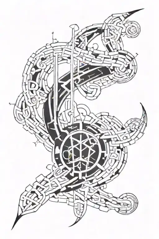 Cyber Sigilism Vine Wrapping