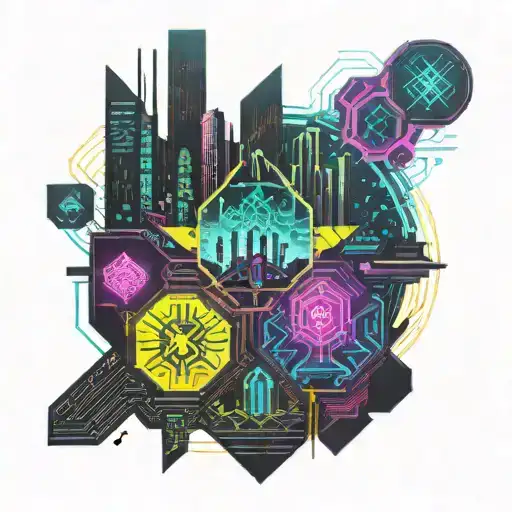 Futuristic Cyberpunk Cityscape