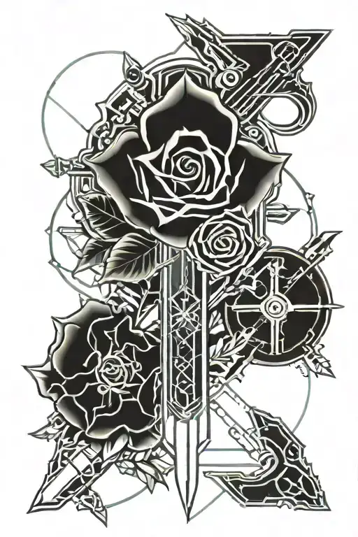 Rose Knife Surrounded