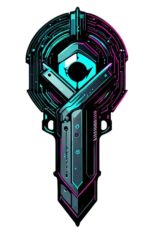 Gun Barrel Intertwined Representing