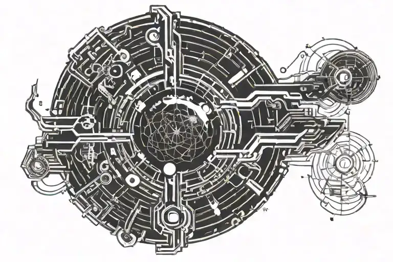 Deep Space Surrounding A Black Hole