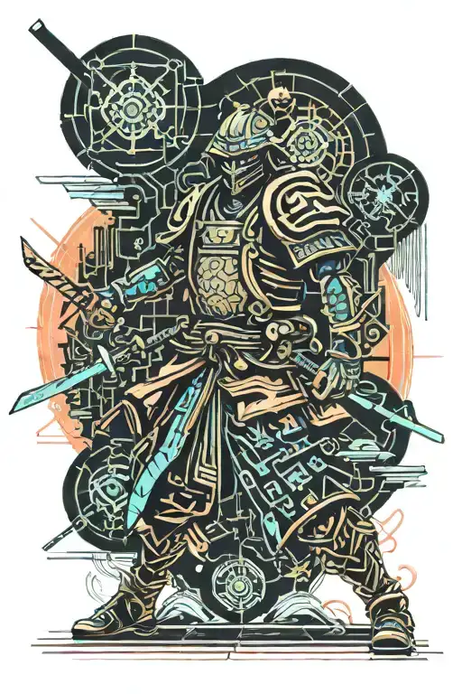 Samurai Leaving Everything Behind