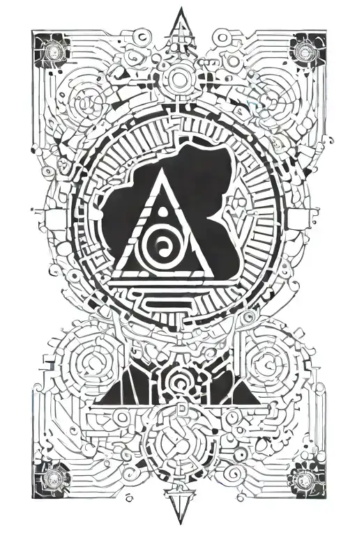 A Dna Tattoo Inspired With Triskelion