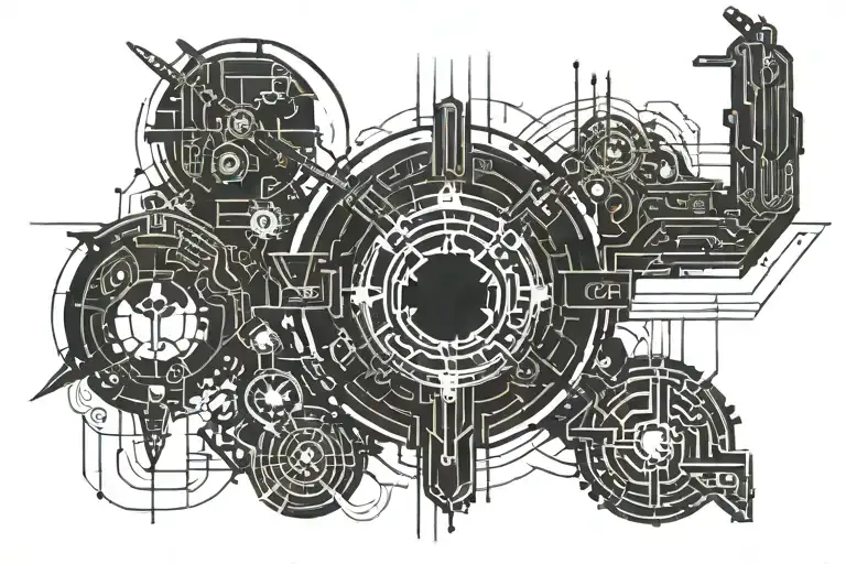 Gangster Silhouette Working