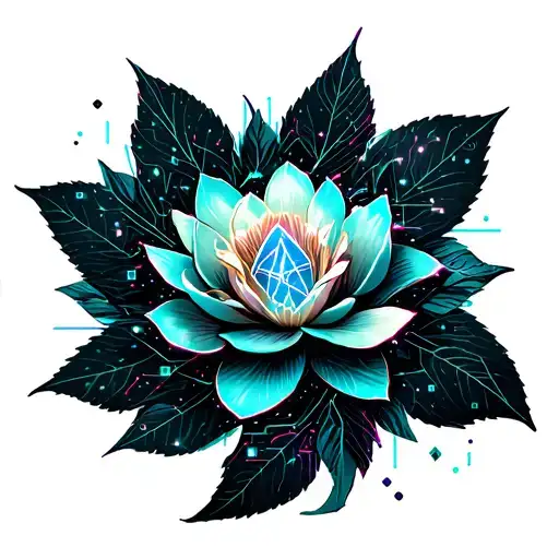 Magnolia Flower In Space